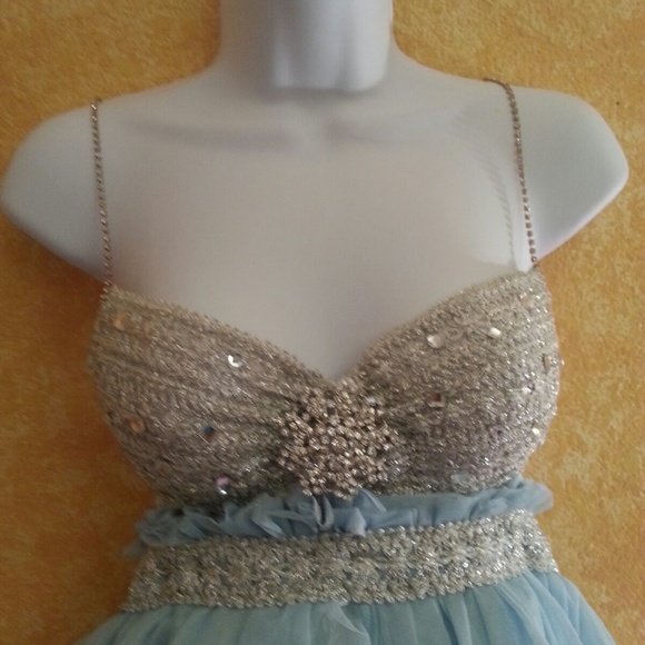 Something Blue Boho Babydoll Dress - Picture 8 of 8